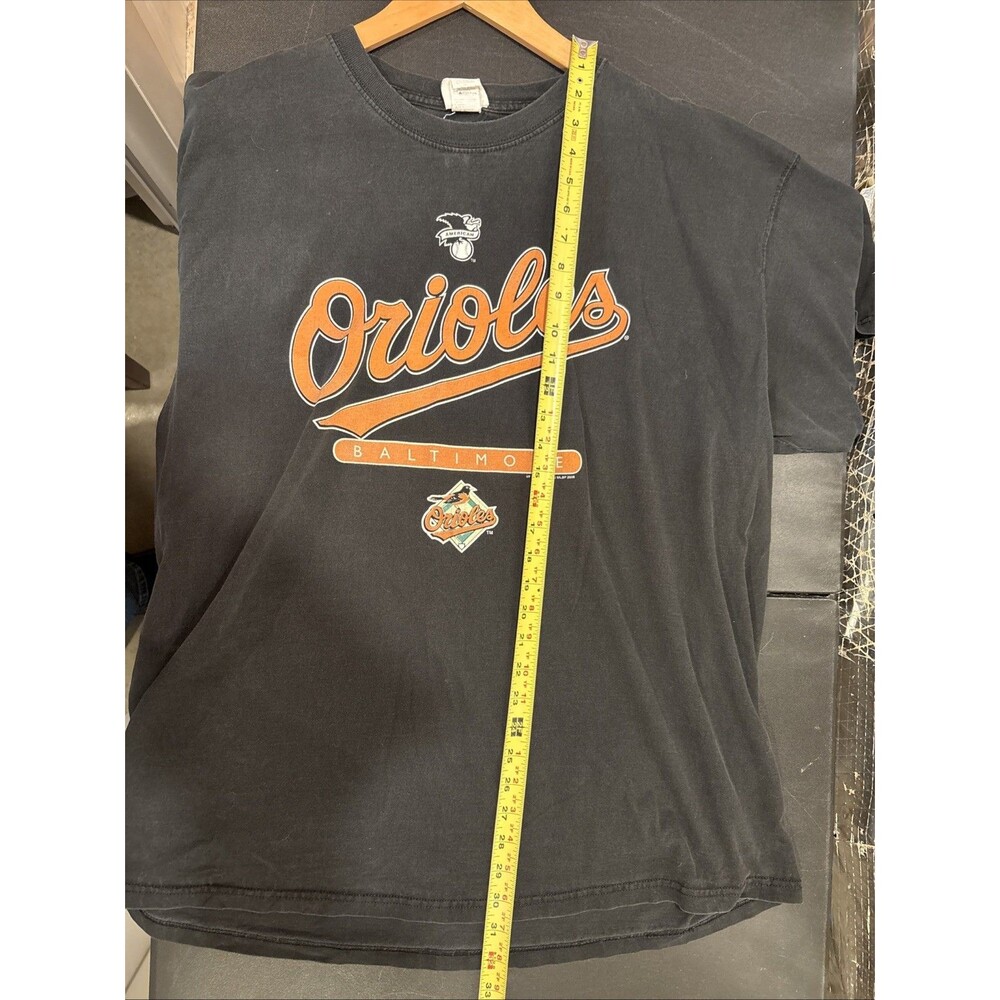 Vintage Black Baltimore Orioles T-Shirt Men 2XL XXL  Lee Sport Baseball - Picture 9 of 14